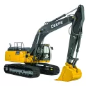 Excavatrice John Deere jaune