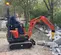 Mini-casseur hydraulique pour chargeuse à direction à glissement EPIROC jaune et noir