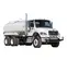 Camion-citerne Freightliner blanc