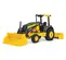 Chargeuse d’aménagement paysager John Deere jaune et noire