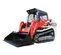 Chargeuse à chenilles compacte Takeuchi rouge