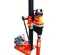 Carotteuse à béton DIAMONDPR orange et noir, 13 à 15 A, électrique