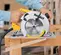 Scie circulaire DEWALT jaune, grise et noire, 18,4 cm, électrique