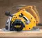 Scie circulaire DEWALT jaune, grise et noire, 18,4 cm, électrique