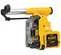 Accessoire d’aspirateur de système de dépoussiérage pour marteaux de démolition DEWALT jaune, noir, argent et gris