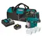 Marteau rotatif électrique avec perceuse MAKITA vert et noir, sans fil, SDS, électrique