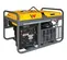 Génératrice portative de 9 600 à 9 900 W WACKER jaune et grise, essence