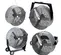 Ventilateur de circulation d’air AIRMASTER gris et noir, 91 cm
