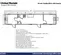 Plan d’aménagement de bureau mobile GENERIC 15 m x 3 m Remorque de bureau, 2 bureaux, 1 salle de toilette