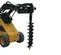 Système de mini-tarière hydraulique pour chargeuse à direction à glissement