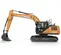 Excavatrice CASE orange et grise 13,1 à 17,2 t