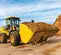 Chargeuse à pneus John Deere jaune