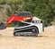 Chargeuse à chenilles compacte Takeuchi rouge
