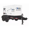 Groupe électrogène remorquable 150 kW blanc