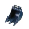 Godet noir à dents de 30 cm pour mini-excavatrice