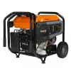 Génératrice portative de 8 000 à 8 400 W GENERAC orange et noire, essence