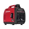 Génératrice portative de 2 000 à 2 400 W HONDA rouge et noire, essence
