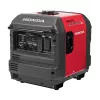Génératrice portative de 3 000 à 3 400 W HONDA rouge et noire, essence