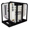 Transformateur abaisseur de 1 000 kVA blanc et noir, 4 160 V à 480 V