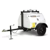 Génératrice remorquable de 13 kW GENERAC blanche et noire, diesel de niveau 4