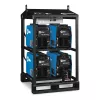 Support à soudeuse MILLERELEC bleu et noir, 350 A, 4 emplacements