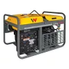 Génératrice portative de 9 600 à 9 900 W WACKER jaune et grise, essence