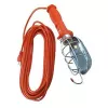 Lampe portative grillagée avec cordon SOUTHWIRE rouge et argent, 110 V, électrique