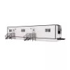 14,5 m x 3,5 m Remorque de bureau, 2 bureaux, 1 salle de toilette