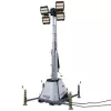 White, silver and black GENERAC LIGHT TOWER SKID MOUNTED