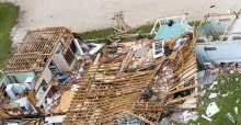 Travaux de nettoyage et de reconstruction après sinistre