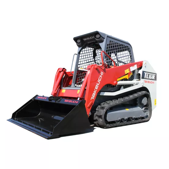 Chargeuse à chenilles compacte Takeuchi rouge
