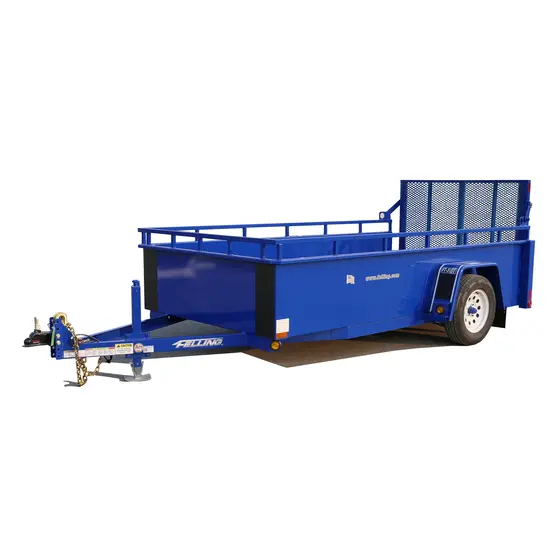 Remorque Felling bleue pour mobilier