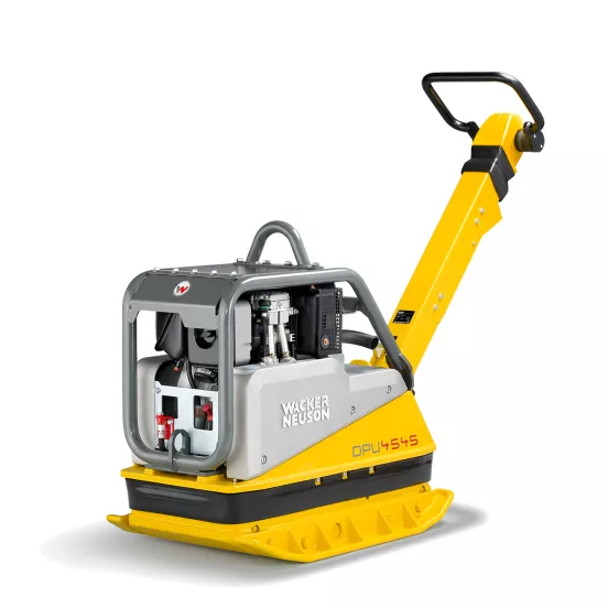 Compacteur à plaque vibratoire Wacker Neuson jaune