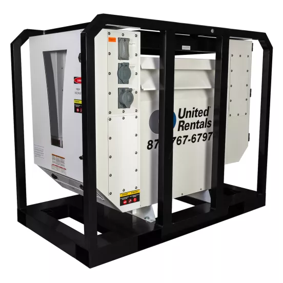 Transformateur abaisseur de 500 kVA blanc et noir, 600 V à 208/120