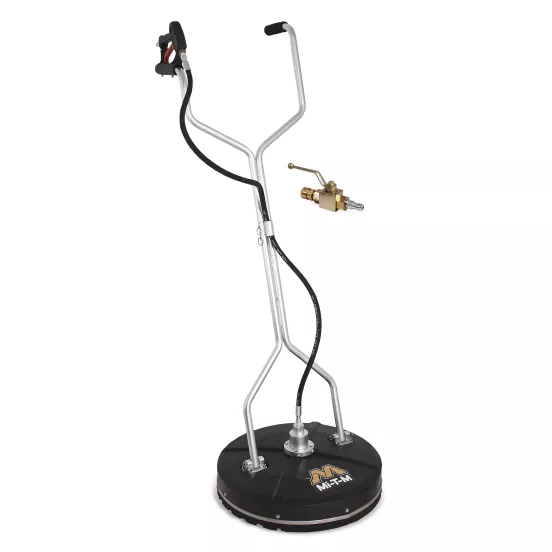 Nettoyeur de surface pour laveuse à pression avec brosse à buse rotative MiTM noir