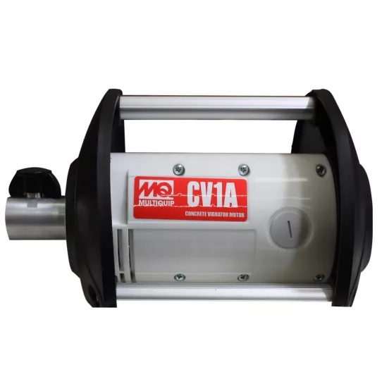 Vibrateur à béton MULTIQUIP blanc et noir, 1 ch, électrique