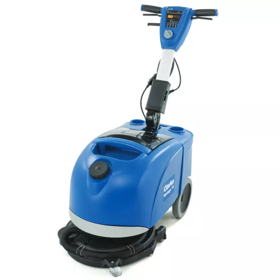 Laveuse électrique à conducteur accompagnant NILFISK bleue et noire, 30 cm, à batterie