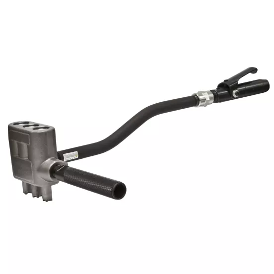 Bouchardeuse pneumatique à béton Tamco grise, 3 têtes