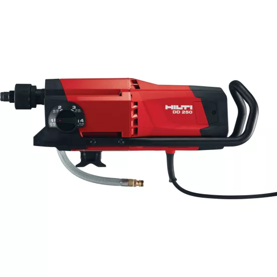 Carotteuse à béton HILTI rouge et noire, 17 à 23 A, électrique