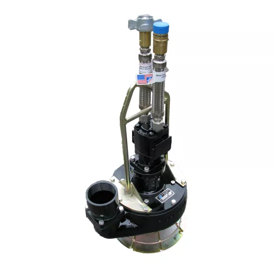 Tête de pompe HYDRATECH noire et argent, 10 cm, fonte