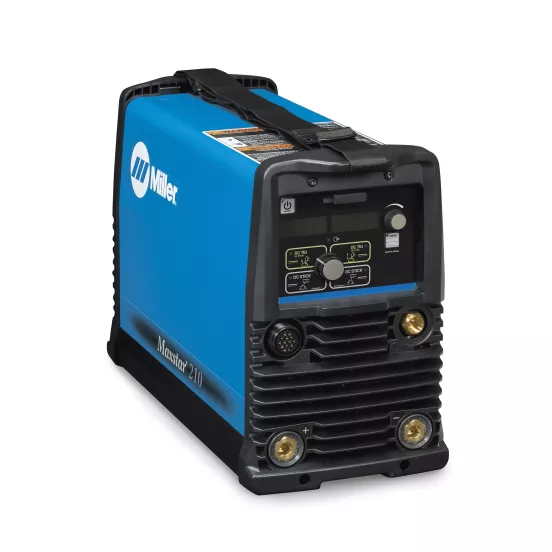 Soudeuse à l’arc MILLERELEC bleue et noire, 200 A, TIG, inverseur, c.a., portative, électrique