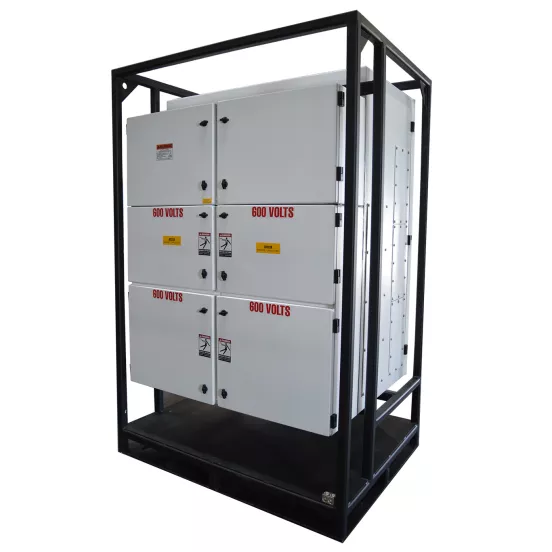 Tableau de distribution de puissance de 3 000 A POWERTEMP blanc