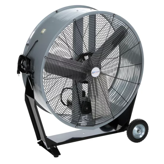 Ventilateur de circulation d’air AIRMASTER gris et noir, 91 cm
