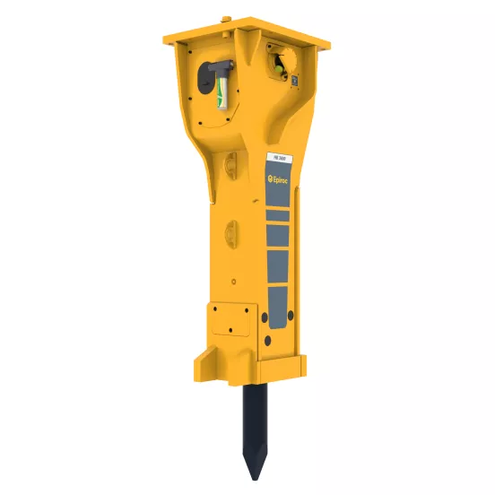 Casseur hydraulique pour excavatrice Epiroc jaune