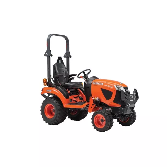 Orange and black KUBOTA 24-25 HP Compact Tractor
