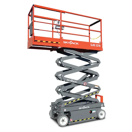 Skyjack orange 5,8 m Plateforme élévatrice, électrique, étroite