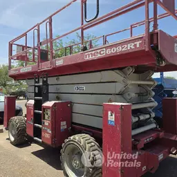 Plateforme élévatrice tout-terrain MEC 6092RT 2016